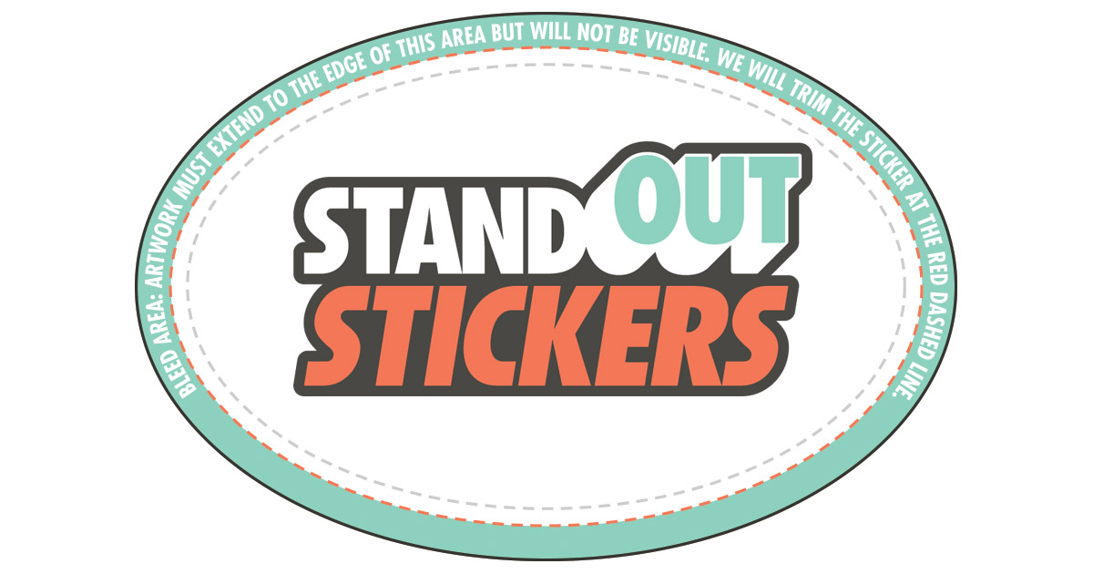 Custom Sticker Templates StandOut Stickers
