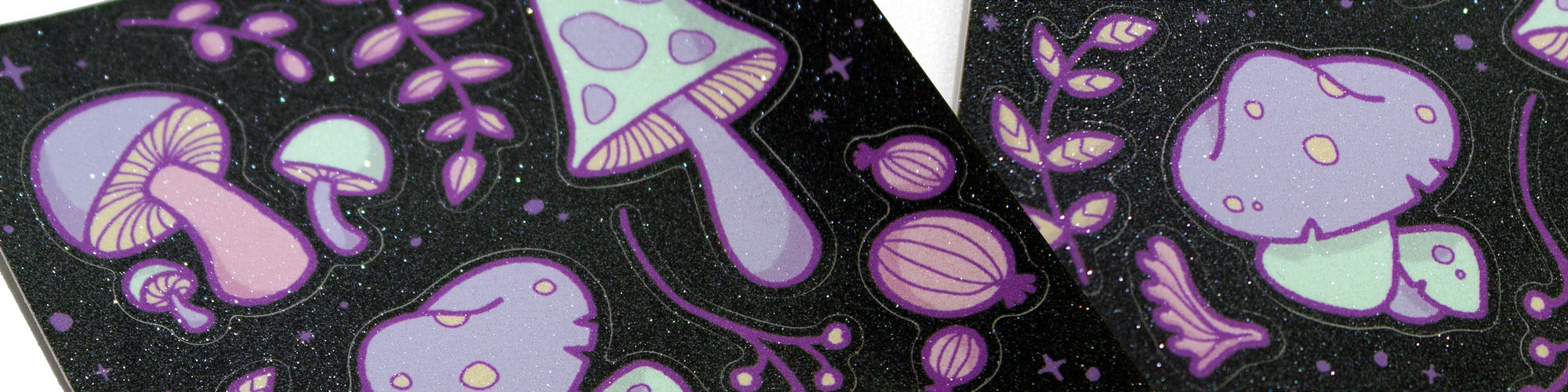 Glitter Sticker Sheets Cover Image