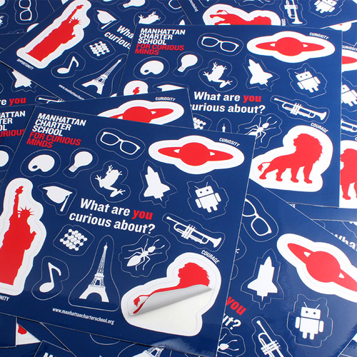 custom sticker sheets with kiss cuts vinyl custom stickers