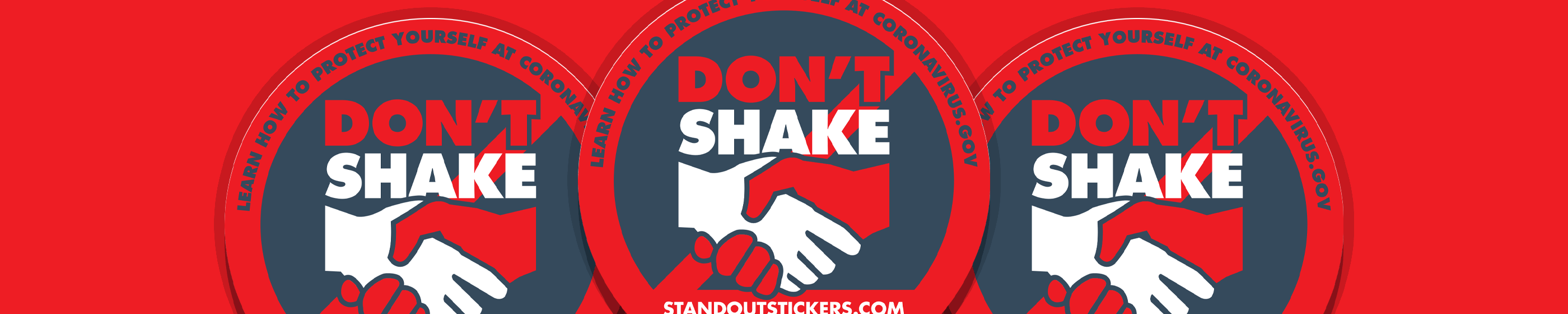 Don't Shake My Hand Sticker Cover Image