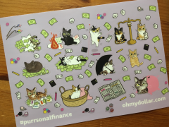 Customer Photo: Beautiful, fast, high-quality die cut sticker sheet!